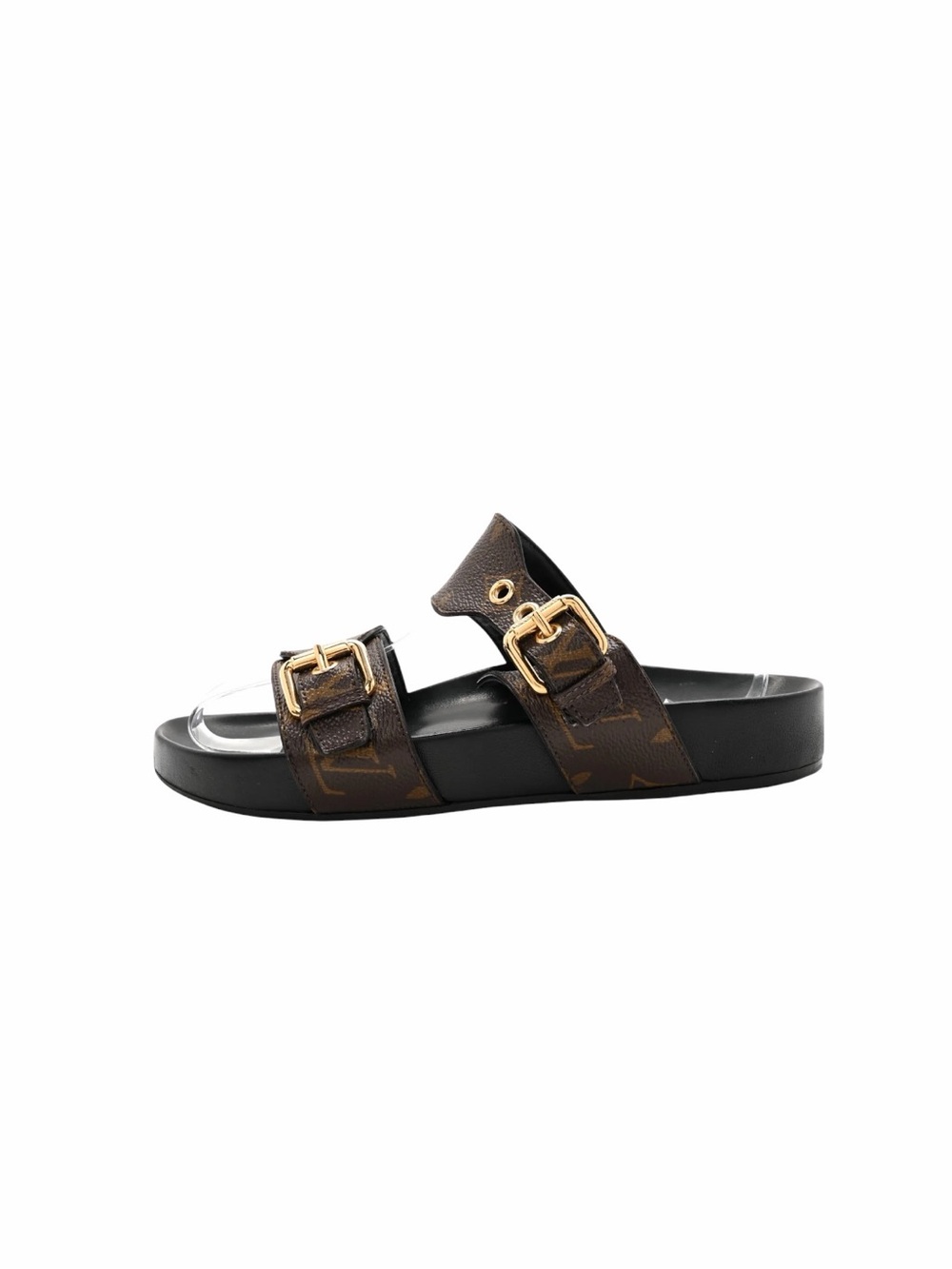 Authentic Louis Vuitton Monogram Bom Dia Mule Sandals – Size 37.5